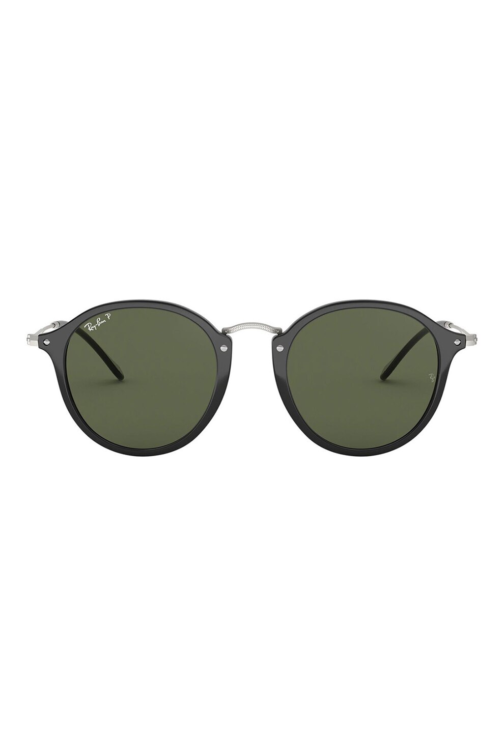 Ray-Ban, Ochelari de soare unisex polarizati, Negru/Argintiu, 49-21-140 Standard