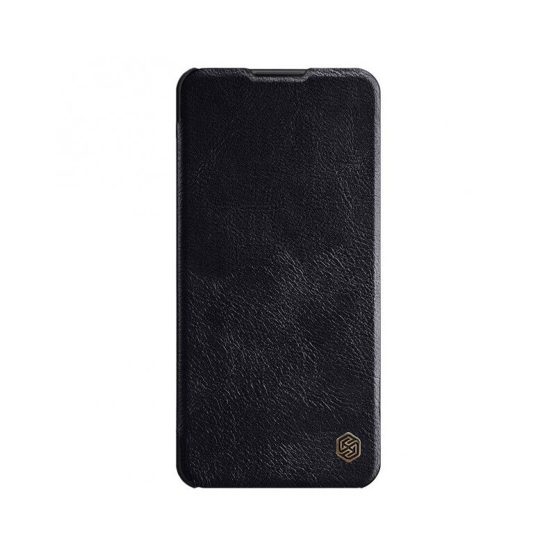 Husa Flip Cover Book Premium Nillkin Qin Compatibila Cu Samsung Galaxy A21s, Negru, Piele Ecologica
