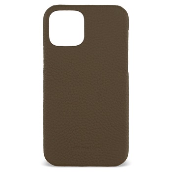 Husa din piele Melkco pentru iPhone 12, 12 Pro, Elephant Grey Husa din piele Melkco pentru iPhone 12, 12 Pro, Elephant Grey