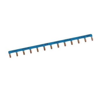 Bareta pieptene, 1 pol, 63 A, 13 module, nul, bus bar, pentru tablouri electrice, HGKB163N, Hager Bareta pieptene, 1 pol, 63 A, 13 module, nul, bus bar, pentru tablouri electrice, HGKB163N, Hager