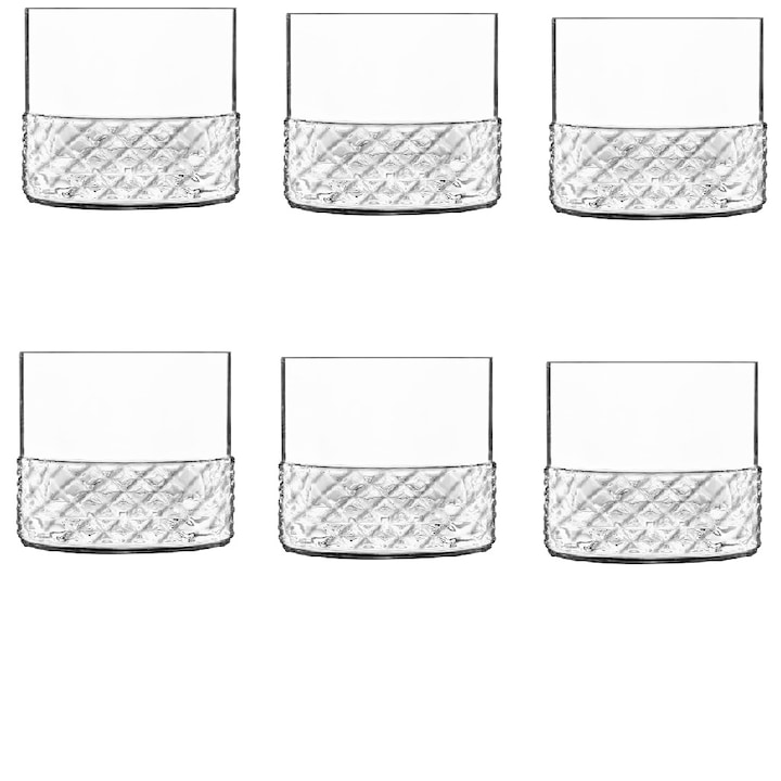 Комплект чаши за уиски Luigi Bormioli Roma 1960, 6 броя, 300 мл