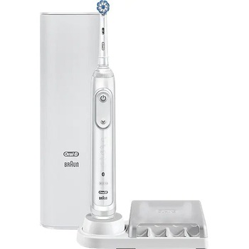 Periuta de dinti electrica ORAL-B Genius X 20000N, Bluetooth, 6 programe, Etui Calatorie Inclus, Alb Periuta de dinti electrica ORAL-B Genius X 20000N, Bluetooth, 6 programe, Etui Calatorie Inclus, Alb