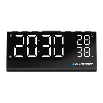 Radio cu ceas Blaupunkt CR10ALU, FM radio, Dual Alarm, Senzor intern de temperatura si umiditate incorporat Radio cu ceas Blaupunkt CR10ALU, FM radio, Dual Alarm, Senzor intern de temperatura si umiditate incorporat