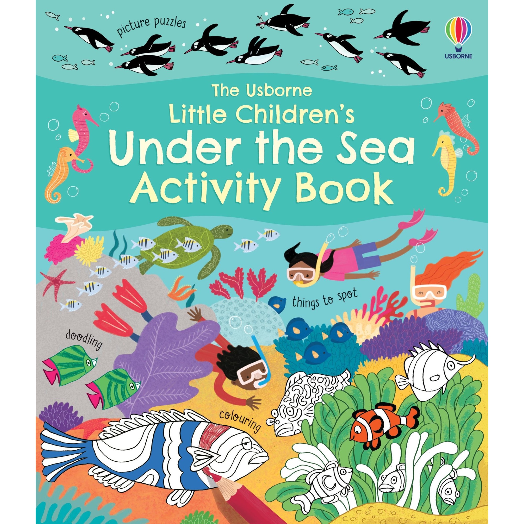 Little Children's Under the Sea Activity Book, Rebecca Gilpin, Usborne, 3+