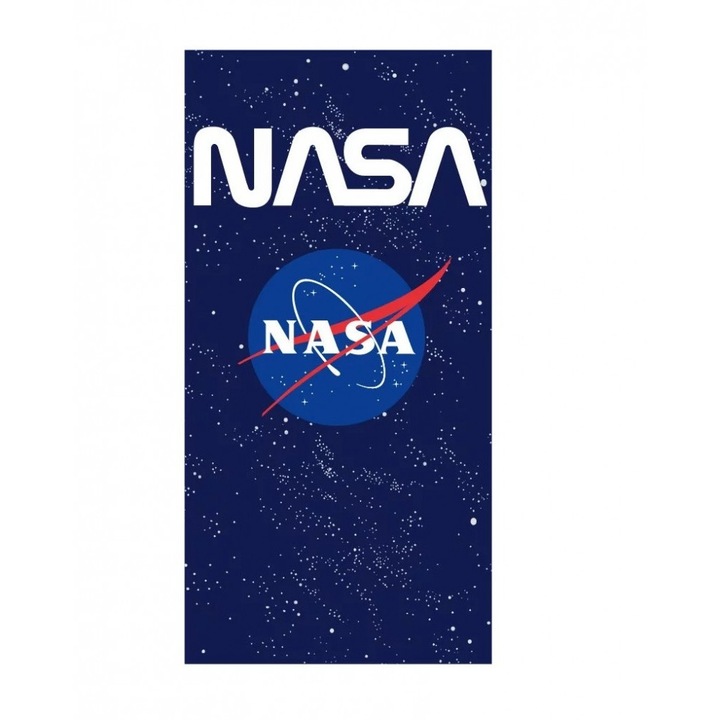 Strandtörölköző, Nasa, kék, 140x70cm