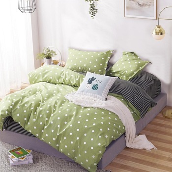 Lenjerie de pat, 1 persoana, 150 x 220 cm, finet satinat, 4 piese, Casa de Vis, Y60-43 Lenjerie de pat, 1 persoana, 150 x 220 cm, finet satinat, 4 piese, Casa de Vis, Y60-43