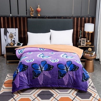 Patura Cocolino, cu blanita, pat dublu, 200 x 220, multicolor, Casa de Vis, BB1 Patura Cocolino, cu blanita, pat dublu, 200 x 220, multicolor, Casa de Vis, BB1