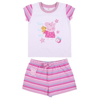 Pijama Cerda Peppa Pig alb/roz, Alb/Roz Pijama Cerda Peppa Pig alb/roz, Alb/Roz