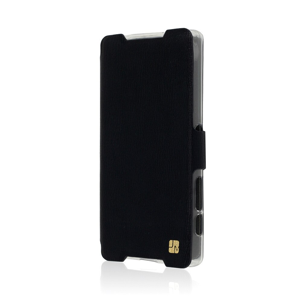 Flip cover Just Must Book Slim pentru Sony Xperia Z5, (silicon in interior) Black