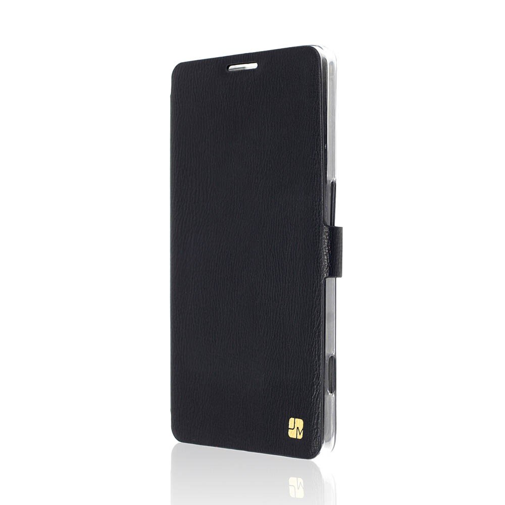 Husa de protectie Just Must Book Slim pentru Microsoft Lumia 950XL, Negru