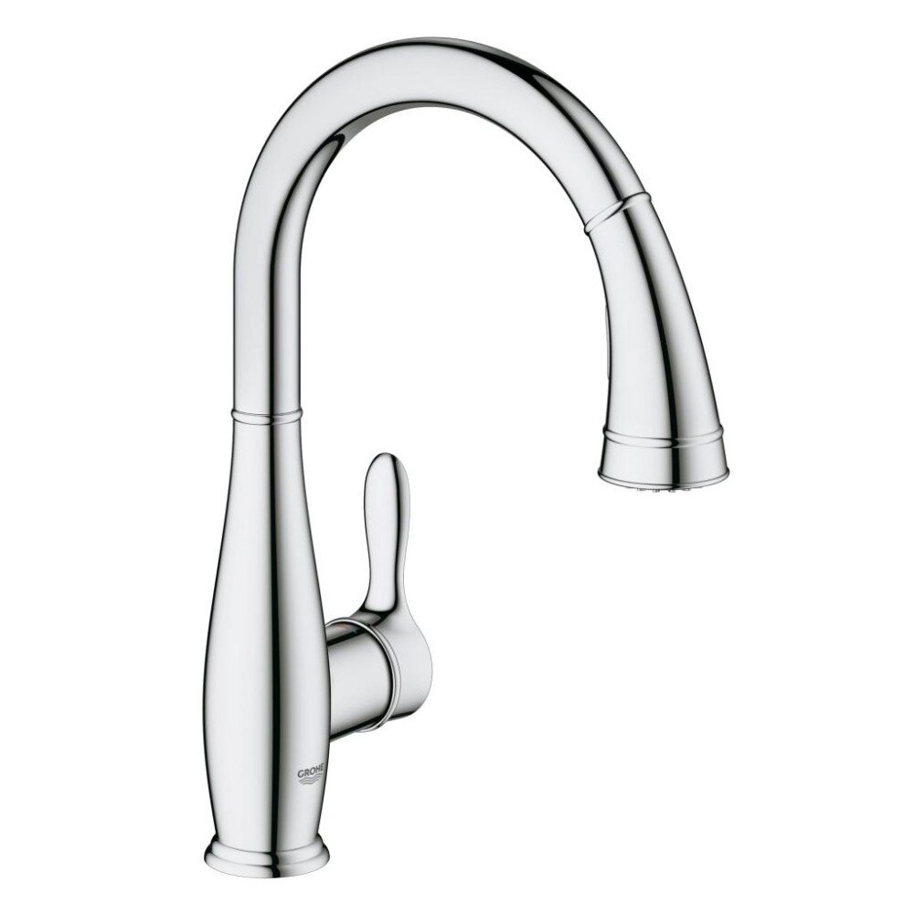 Baterie bucatarie cu dus Grohe Parkfield, dubla comanda