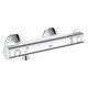 Baterie dus cu termostat Grohe Grohtherm 800, monocomanda, 1/2'', cartus ceramic, filtru impuritati inclus, protectie reflux, Crom