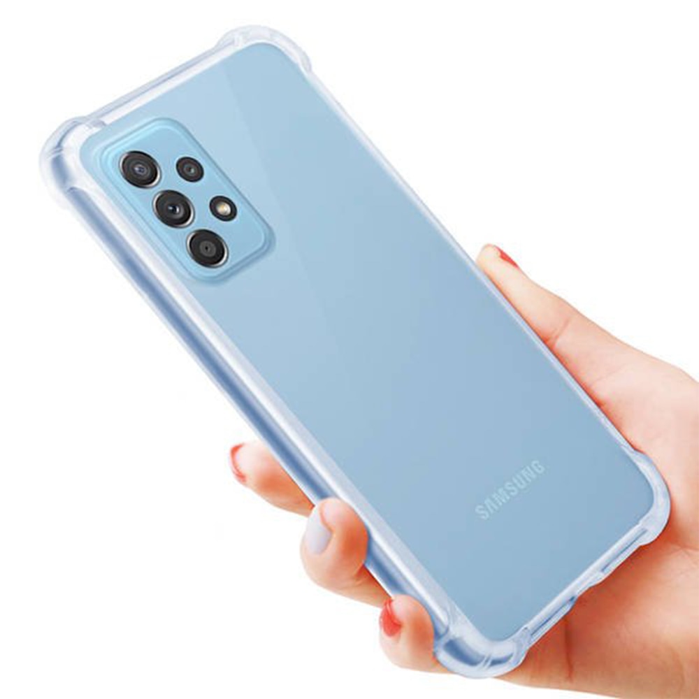 Husa compatibila cu Samsung Galaxy A32 5G (SM-A326) G-Tech Antishock TPU Transparenta