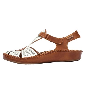 Sandale dama, din piele naturala, Pikolinos, 655-0575-52-21, crem, Crem Sandale dama, din piele naturala, Pikolinos, 655-0575-52-21, crem, Crem