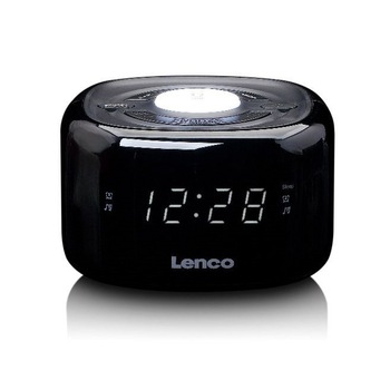 Ceas cu radio Lenco CR-12BK, FM, LED Display, Dual Alarm, Lumina de noapte, Snooze, Negru Ceas cu radio Lenco CR-12BK, FM, LED Display, Dual Alarm, Lumina de noapte, Snooze, Negru