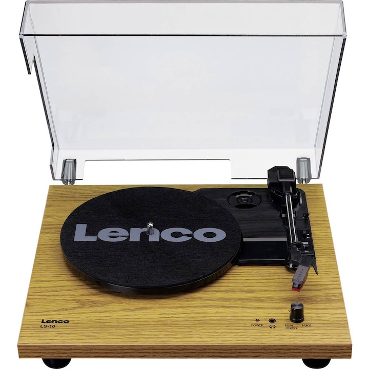 Lenco LS-10 WD lemezjátszó, fa színű