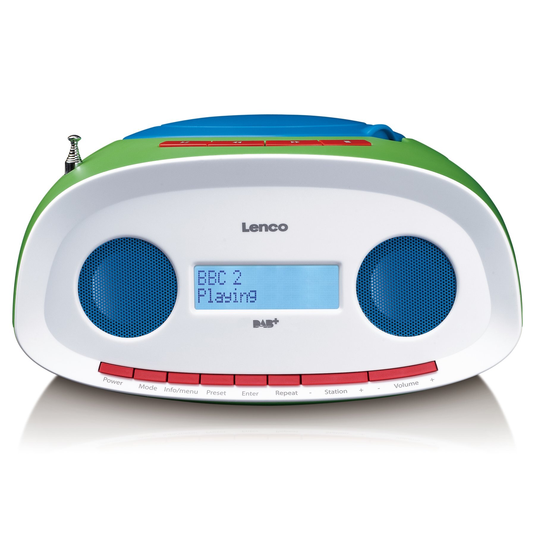 Lenco SCD-70 rádió, CD/MP3 hordozható DAB+/FM, lejátszó