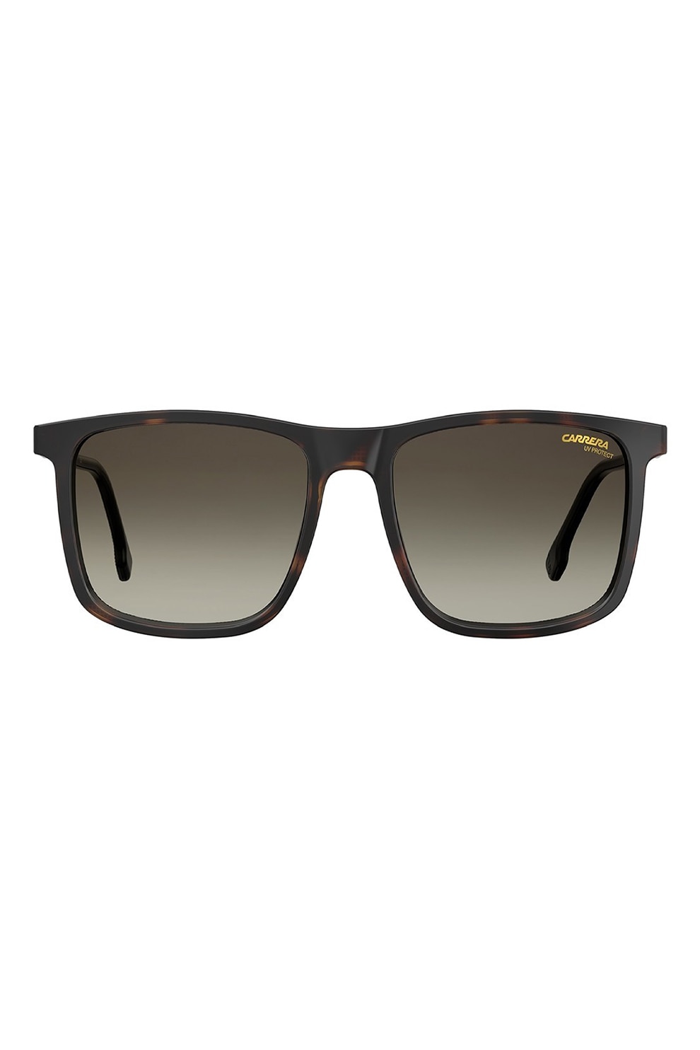 Carrera, Ochelari de soare patrati unisex cu lentile in degrade, Maro inchis/Maro scortisoara, 52-18-145 Standard