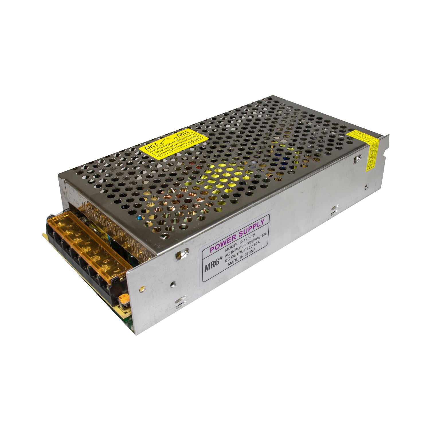 Sursa alimentare MRG MS120, 12V – 10A, 120W, Carcasa metalica