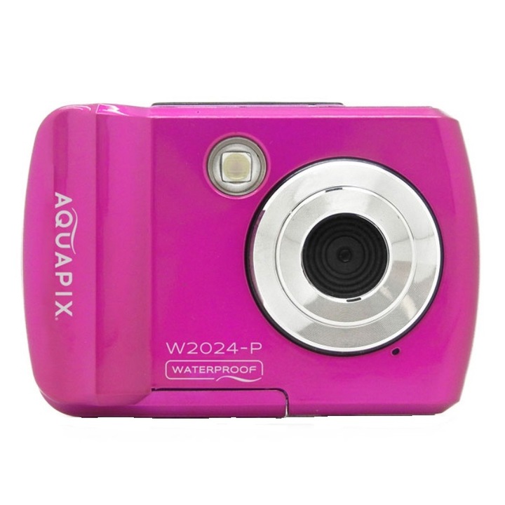 Фотоапарат за снимки под вода EasyPix W2024 Splash, Розов