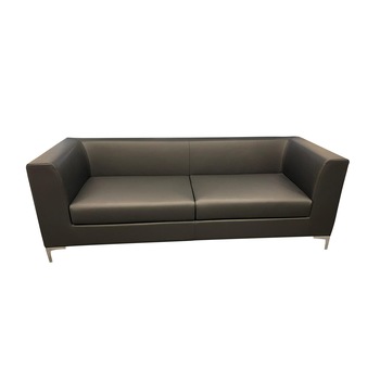 Canapea 3 locuri, Hansen, Domino Plus, din piele naturala, culoare neagra, 205x80x76 cm Canapea 3 locuri, Hansen, Domino Plus, din piele naturala, culoare neagra, 205x80x76 cm