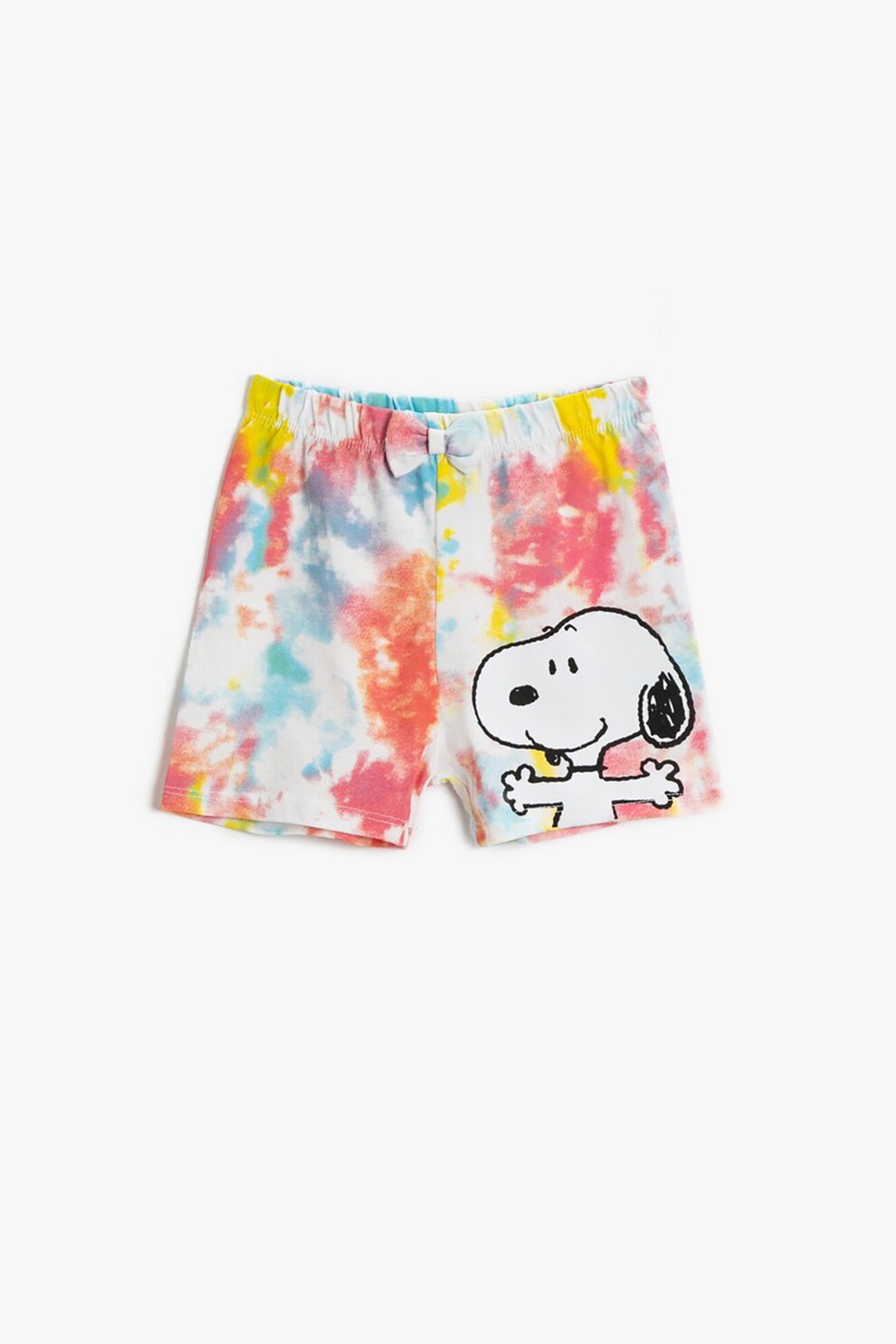 KOTON, Pantaloni scurti de bumbac cu imprimeu, Alb/Rosu/Albastru, 68-74 CM