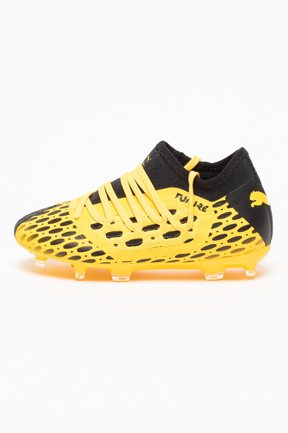 Puma, Pantofi pentru fotbal cu crampoane Future 5.3 Netfit, Oranj/Negru