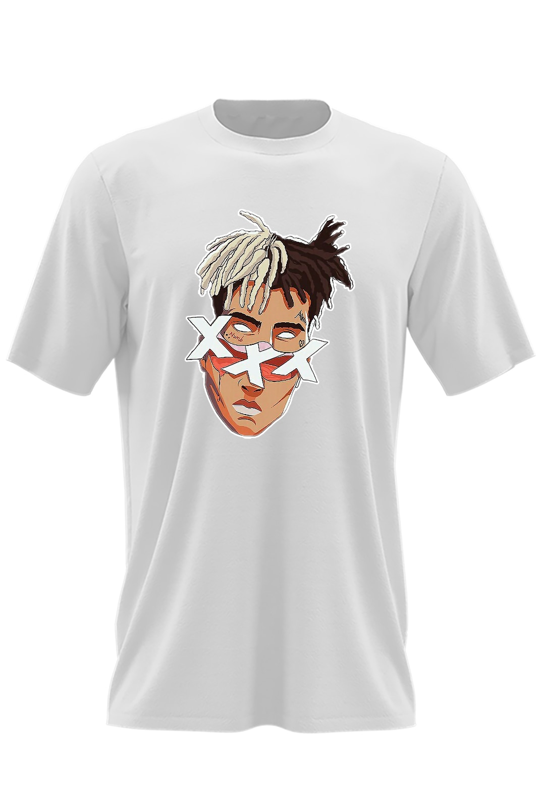 Tricou barbati XXX Tentacion Rapper, alb, marime XL - eMAG.ro