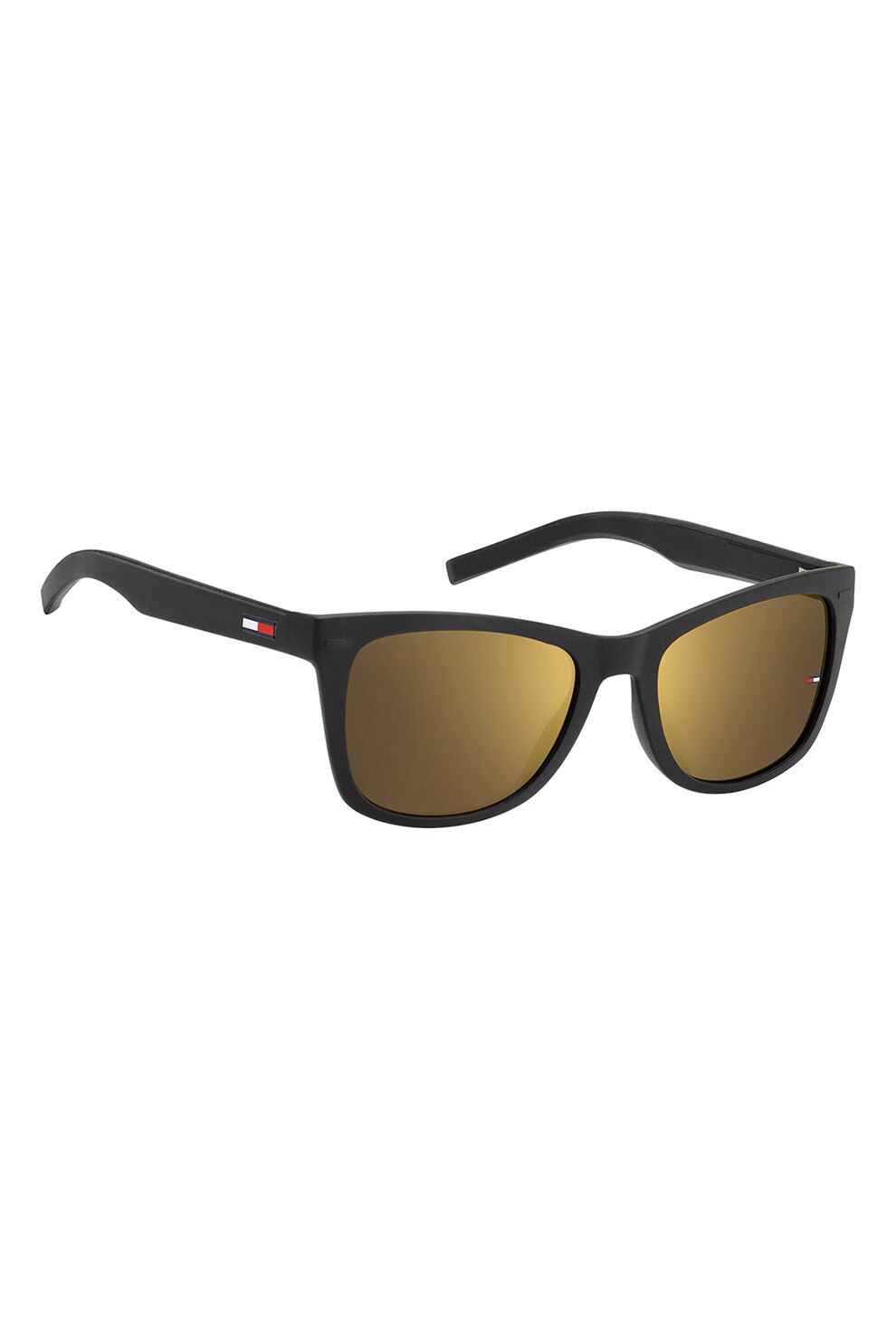 Tommy Hilfiger, Ochelari de soare patrati unisex, Negru, 52-19-140 Standard