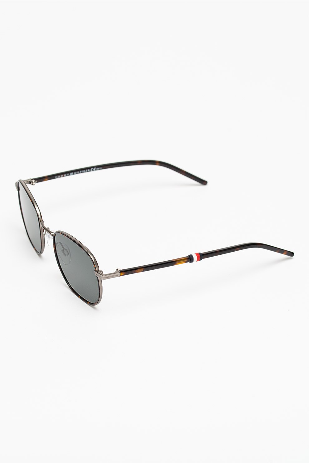 Tommy Hilfiger, Ochelari de soare cu lentile uni, Maro/Auriu, 50-21-140 Standard