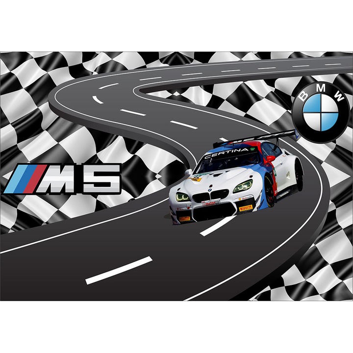 Fototapet copii Masina BMW M5, premium, multicolor, 200 x 300 cm