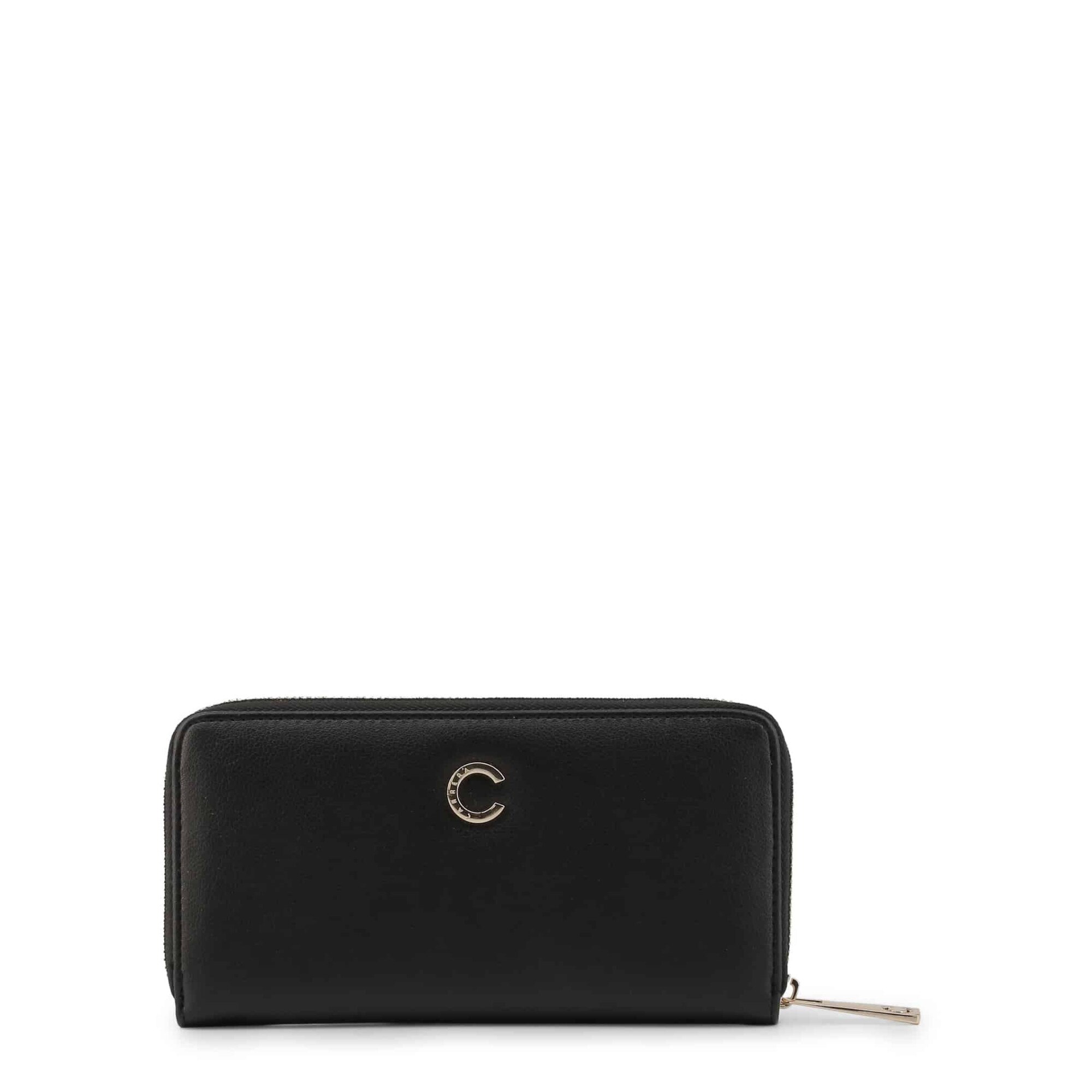 Portofel dama din piele,Carrera Jeans, Negru, 80 x 10 x 3 cm