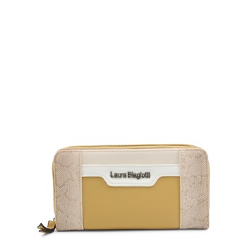 Portofel dama din piele,Laura Biagiotti, Galben, 32 x 10 x 3 cm Portofel dama din piele,Laura Biagiotti, Galben, 32 x 10 x 3 cm