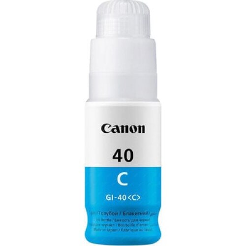 Flacon cerneala Canon Cyan GI-40C pentru G6040, G5040, capacitate 7.700 pagini OEM:3400C001AA