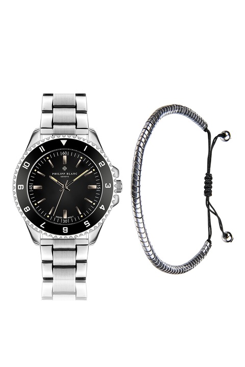 Philipp Blanc, Rozsdamentes acél karóra és karkötő, Ezüstszín