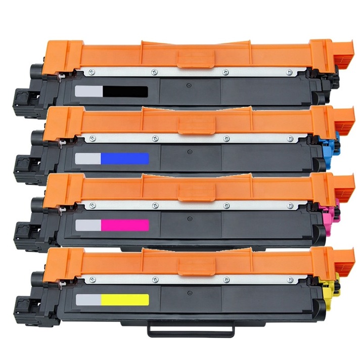Set de 4 Cartuse Tonere TN-247 BK/C/M/Y Cu CHIP 9900 PagIini Multicolor Compatibile pentru Brother DCP L 3500 L 3550 CDW,L 3510 /HL-L 3200S HL-L 3230 HL-L 3210 CW HL-L 3270 CDW HL-L 3280 CDW MFC-L 3700S MFC-L 3710 CW MFC-L3730 CDN MFC-L 3740 MFC-L