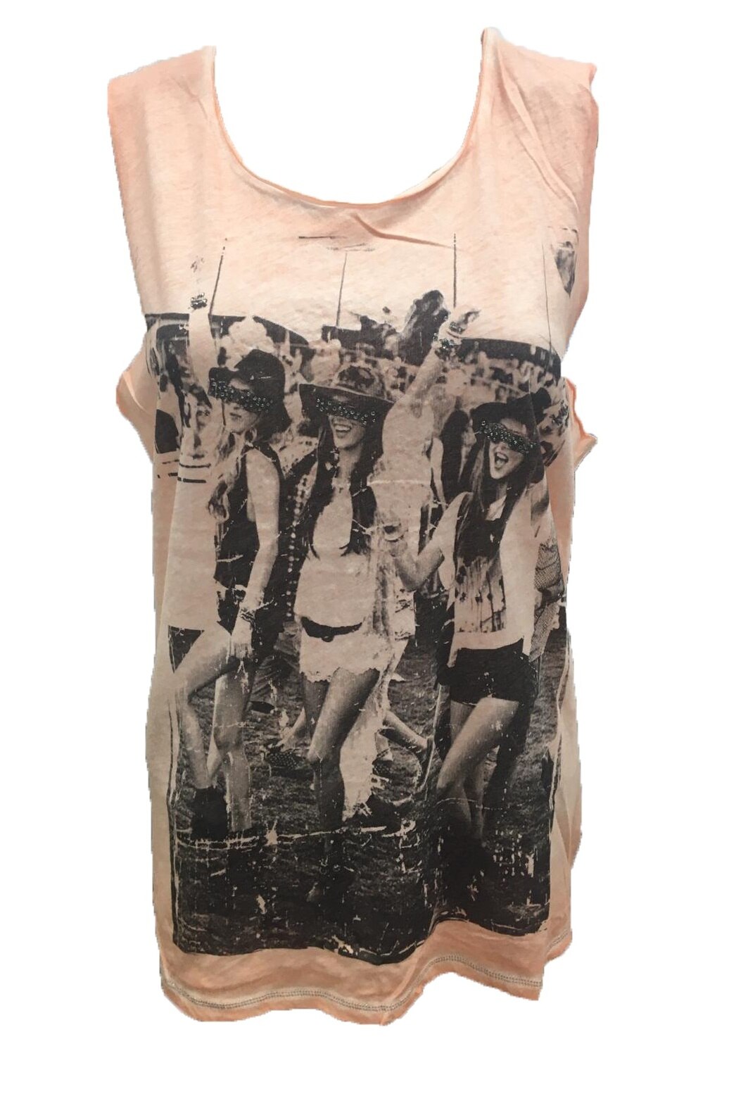 Tricou fara maneci, Rich&Royal, 51q491, Portocaliu, M