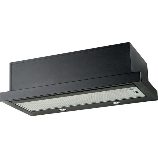 Hota incorporabila telescopica Akpo WK-7 LIGHT ECO 60, putere absorbtie 265.5 mc/h, 1 motor, 60 cm, Negru