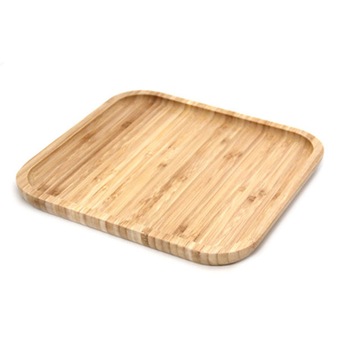 Platou RAKI bambus patrat,tava aperitive,legume,friptura 25 x 25x2 cm Platou RAKI bambus patrat,tava aperitive,legume,friptura 25 x 25x2 cm