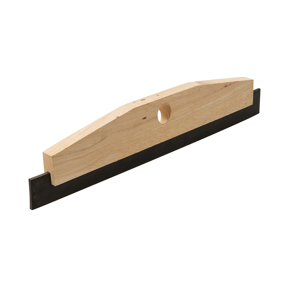 Racleta podele, 450mm, lemn cauciuc, Silverline