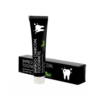 Pasta de Dinti, BAMBOO, Albirea Dintilor, din Carbune Activ de Bambus, Reduce Petele si Respiratia Urat Mirositoare, 105gr Pasta de Dinti, BAMBOO, Albirea Dintilor, din Carbune Activ de Bambus, Reduce Petele si Respiratia Urat Mirositoare, 105gr