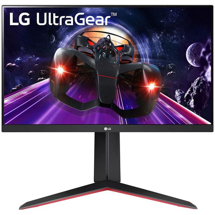 Монитор Gaming LG UltraGear 24'', IPS, Full HD, 144Hz, 1ms, AMD FreeSync™ Premium, HDR10, 2 x HDMI, Display Port, Pivot, 24GN650-B.AEU