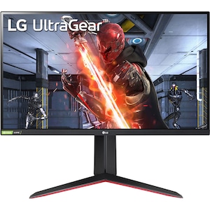 Monitor Gaming LED IPS LG UltraGear 27'', Full HD, 144Hz, 1ms, AMD FreeSync™ Premium, NVIDIA G-Sync™ Compatible, HDR10, 2 x HDMI, Display Port, Pivot, 27GN650-B.AEU
