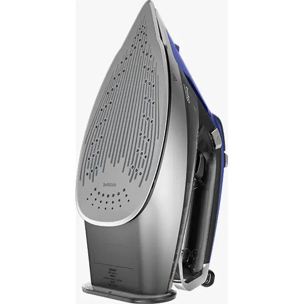 Fier de calcat BEKO SPA9130B, 3000W, 280g/min, 350ml, talpa SoftGlide, Albastru-Negru
