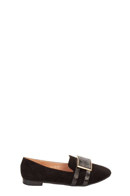 Mocasini dama Velvet, Negru
