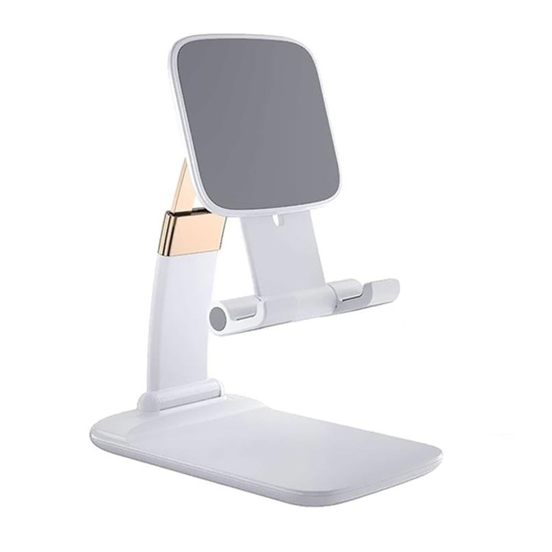 Suport universal de birou Gravity, pentru smartphone sau tableta, alb