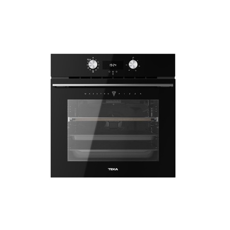 Cuptor electric pirolitic Teka MAESTROPIZZA HLB 8510 P, 70 l, Grill, functie pizza, sticla neagra