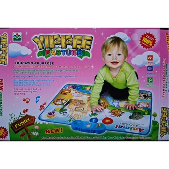 Covor Muzical de Jucarie pentru Copii Yipee cu Melodii si Lumini - Animale, 35x25 cm Covor Muzical de Jucarie pentru Copii Yipee cu Melodii si Lumini - Animale, 35x25 cm