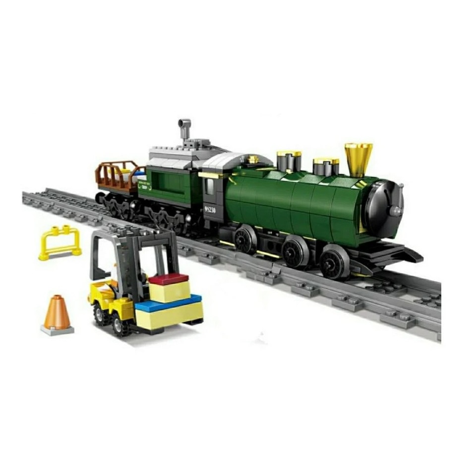 Trenulet Electric din Piese de Constructie, Roland, 356 Piese