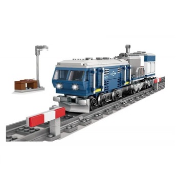 Trenulet Electric din Piese de Constructie, Oskar, 359 Piese Trenulet Electric din Piese de Constructie, Oskar, 359 Piese